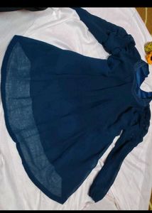 peacock green tunic top