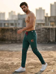 Men's Green "NY" Joggers LOWER