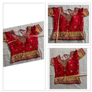 Royal Silk Bridal Lehenga Choli &amp; Heavy Dupatta