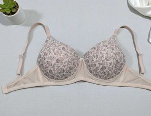 Floral Print Comfort Bra