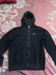 Nike Black Zip-Up Hoodie