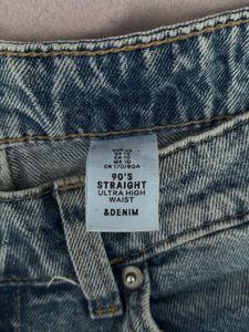 Distressed Blue Denim Jeans