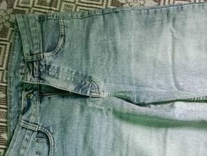 Light Wash Wide Leg Jeans
