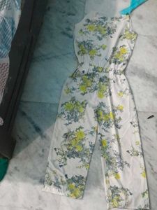 Floral Print Jumpsuit