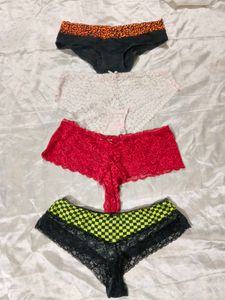 Assorted Pack of 4 Women's Panties