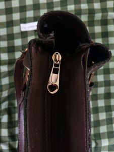 SALE❗Chic Brown Faux Leather Shoulder Bag