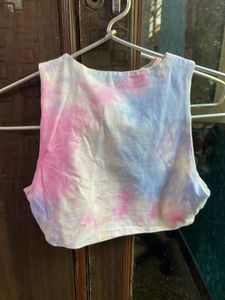 Tie-dye Crop Top