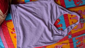 Purple backless Camisole Top