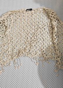 Crochet Openwork Cardigan