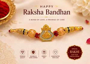 Raksha Bandhan Rakhi Combo Set of 4