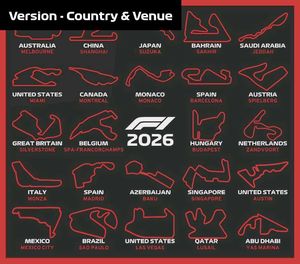 Formula 1 Circuit Calendar