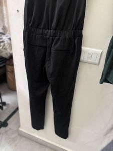 Promod Black Sleeveless Jumpsuit