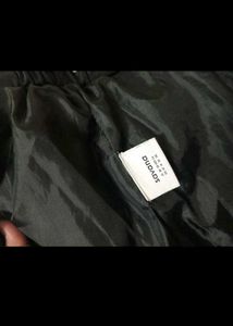 Black Cropped Puffer Jacket