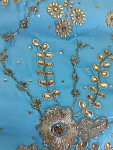 Unstitched Elegant Embroidered Kurta Set