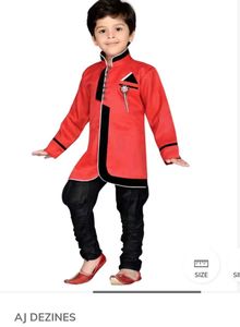 red and black party wear dress with shoes