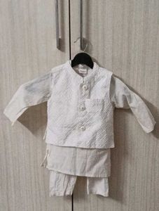 White Ethnic Wear Set