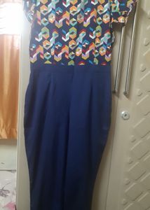 Stylish Geometric Print Jumpsuit
