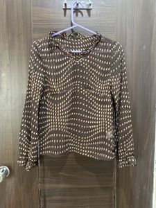 Polka Dots Designer Top For Ladies