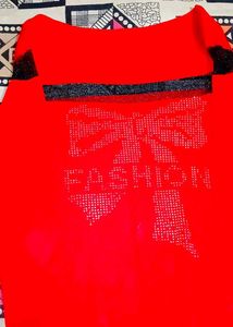 Red Fashion Top