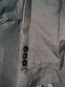 Men's Dark Blue blazer With Tie 3pis