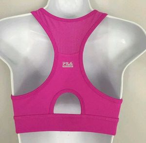 Vibrant Pink Athletic Sports Bra