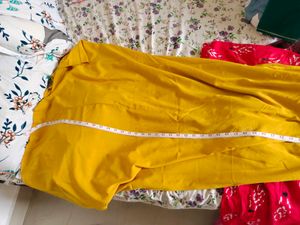 Elegant Yellow Ruffle Maxi Dress