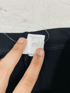 Black Leggings with Bow Detail 11 12 yrs