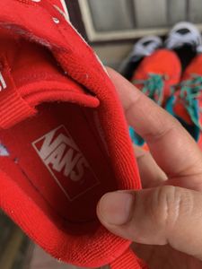 Red Vans Sneakers