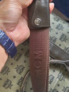 MCM briefcase/laptop bag with sling