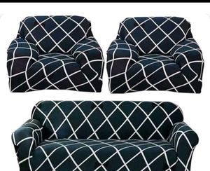 Geometric Print Sofa Cover