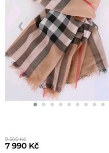 Authentic Burberry Silk/Cashmere Giant Scarf
