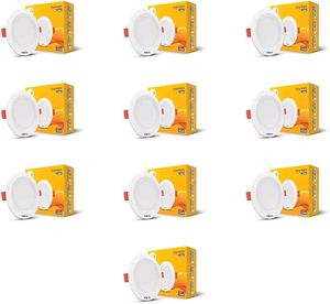 New Wipro 6w 10 Pc Led Ceiling Light