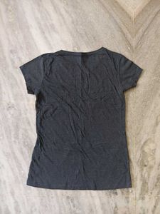 Alibi Women's Charcoal Grey T-Shirt