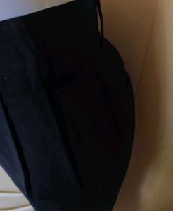 Unisex Black Straight Pants