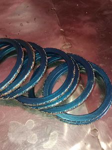 Set of Blue Bangles