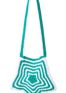 Boho Crochet Star Crossbody Bag