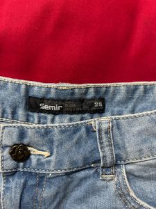 Light Wash Denim Shorts