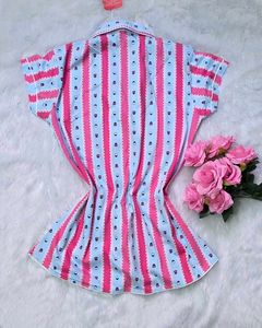 Pink &amp; Blue Printed Pajama Set | Cute Nightwear Co
