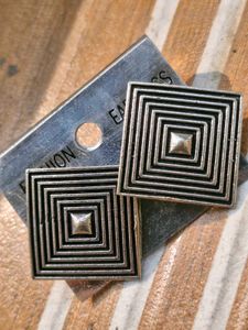 Chunky Square Earrings
