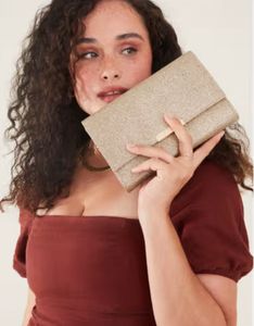 Accessorize London Gold Clutch