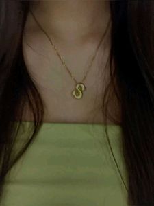 Gold 'S' initial Pendant 💛
