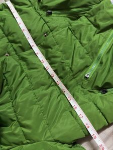 Lime Green Puffer Jacket with Hood