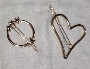 Heart &amp; Star Hair Clip