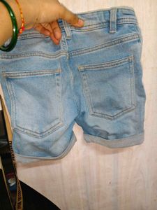 2 colour Cute Denim Shorts for Kids