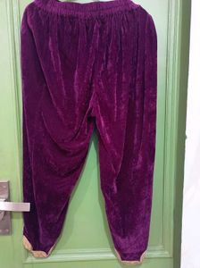 Stylish Velvet Dhoti Pant