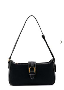Miraggio Black Maddie Textured Medium Leather