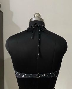 Polka Dot Twist Front Top