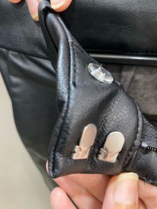 H&amp;M Wide Leg Faux Leather Pants