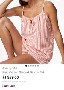 Cute Striped Two-Piece Set