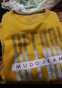 Yellow Mudo Jeans Sweatshirt